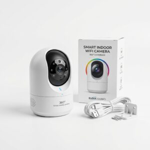 Caméra de Surveillance Intérieure Wi-Fi 360° HD Connectée